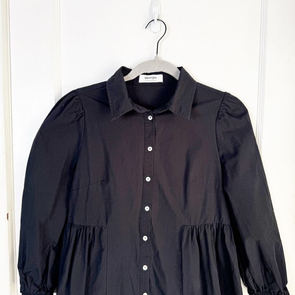 Showpo Collared Button Down Mini Shirt Dress Clas… - image 2